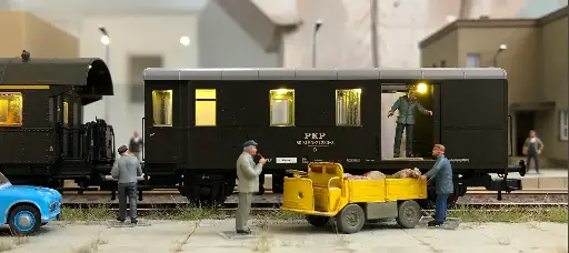 Listwa oświetlenia wagon bagażowy Roco 74222